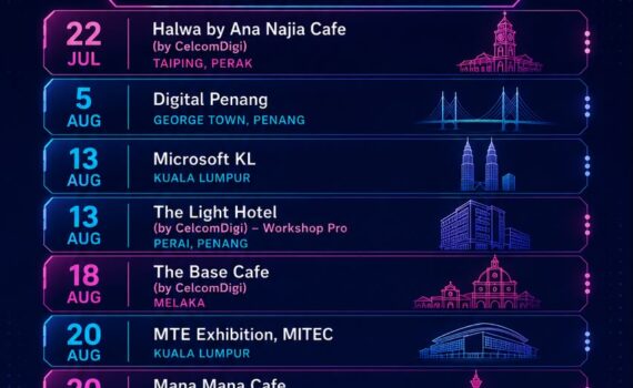 SAMENTA AI Fest 2026 Hyperlokal upcoming schedule - 13 Aug Microsoft KL and CelcomDigi Light Hotel Penang