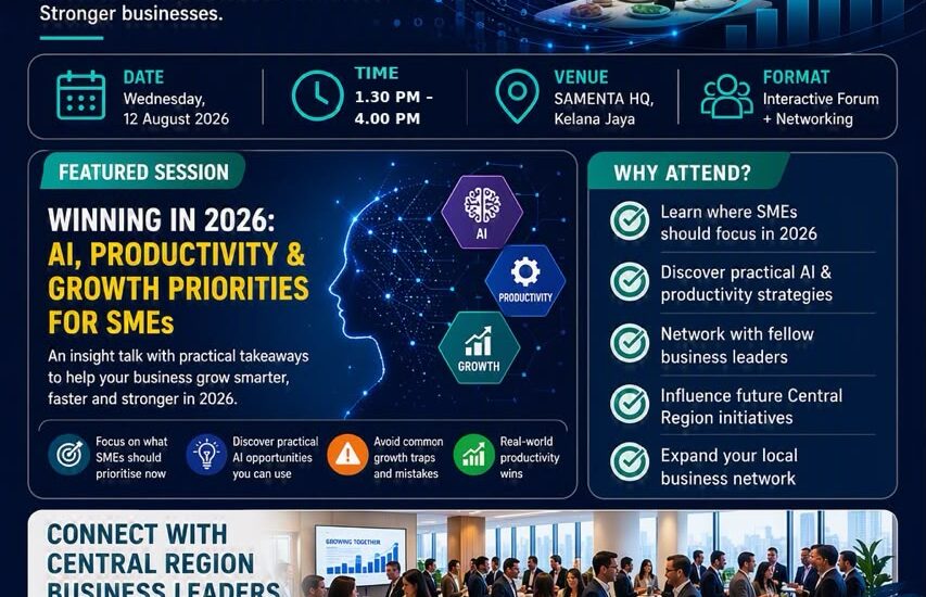 SAMENTA Central Region Monthly Meetup - SME Growth 2026 - 12 August 2026 at SAMENTA HQ Petaling Jaya