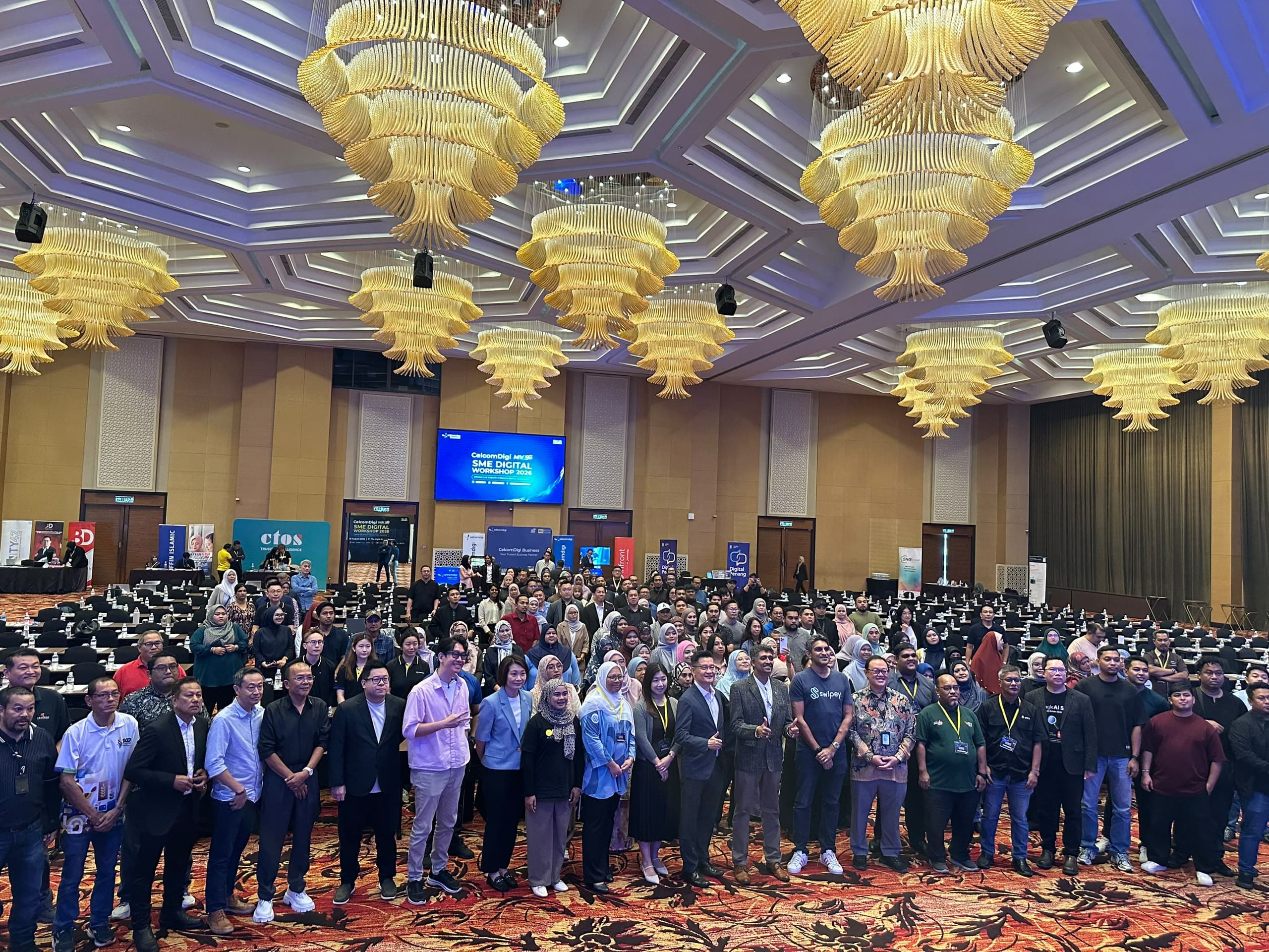 CelcomDigi MY5G SME Digital Workshop at The Light Hotel Penang - full hall