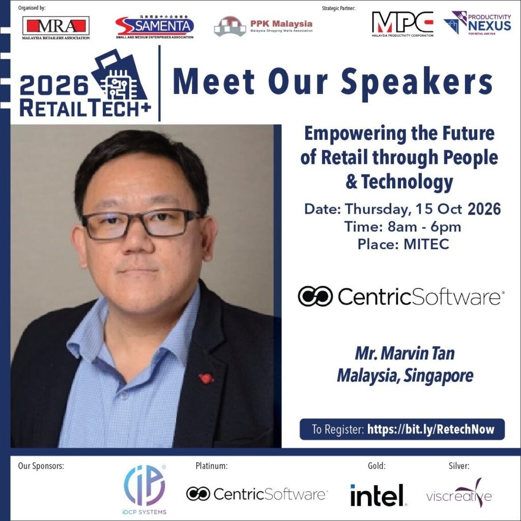 Marvin Tan, Sales Manager for Malaysia, Singapore and Taiwan at Centric Software